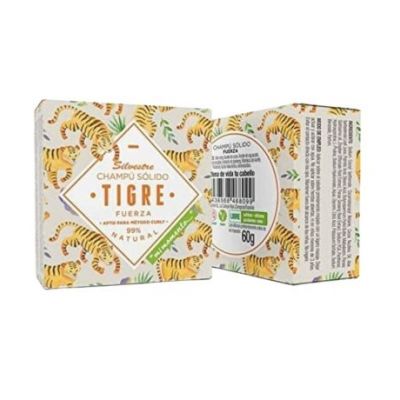 Champu Solido Tigre Fuerza Vegan 60g Silvestre