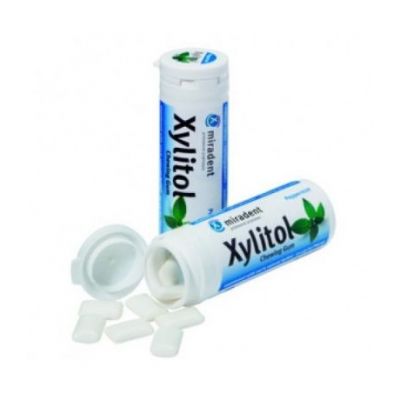 Chicles Xylitol Sabor Menta SinGluten 30chicles Miradent