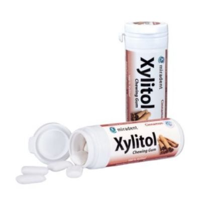 Chicles Xylitol Sabor Canela SinGluten 30uds Miradent
