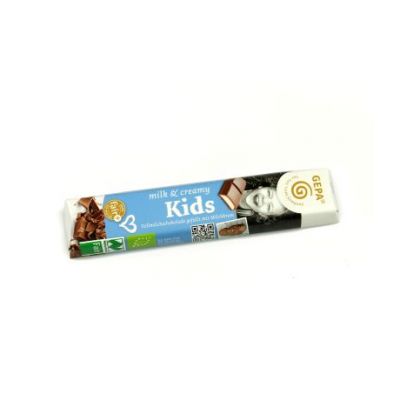 Kids Bio Milk Cream Choco Bar 20 units Gepa