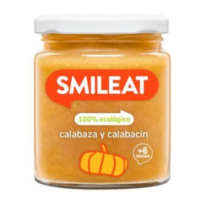 Potito Calabaza y Calabacin 6M SinGluten Eco 230g Smileat