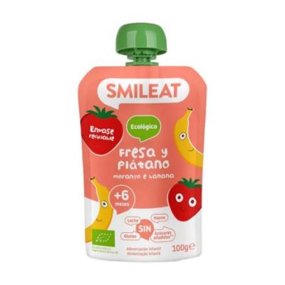 Fragola e Banana Drinkable 6M Gluten Free Eco 100g Smileat