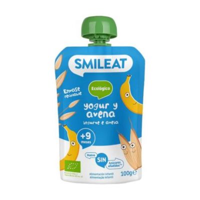 Yogurt da Bere e Farina d'Avena 9M Eco 100g Smileat