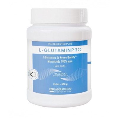 L-Glutamin Pro Polvo SinGluten Vegan 500g FDB Laboratorios