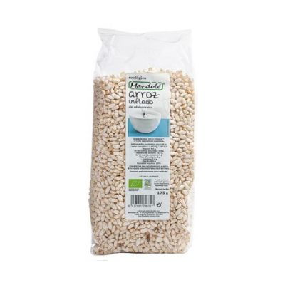 Organic Puffed Brown Rice 175g Mandole