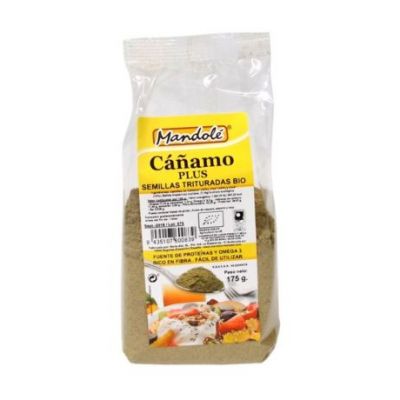 Cañamo Plus Semillas Trituradas Bio 175g Mandole