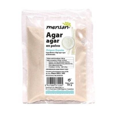 Agar Agar en Polvo 50gr Mensan