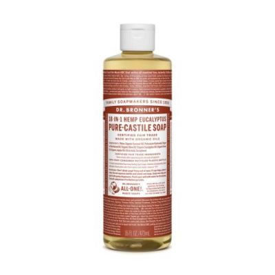 Dr. Bronners Gel de bain bio végétalien à l'eucalyptus 473 ml