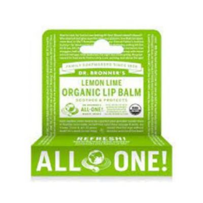 Dr. Bronners Baume à Lèvres Citron et Citron Vert 4g