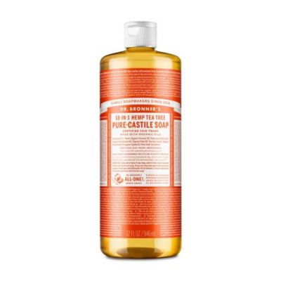 Dr. Bronners Sapone liquido vegano all'albero del tè 945 ml