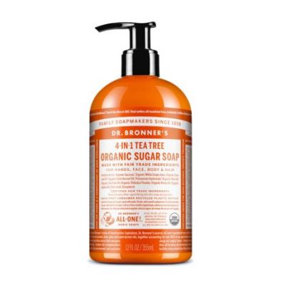 Savon au sucre d'arbre à thé biologique 710 ml Dr. Bronners