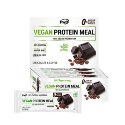 Vegane PWD-Proteinriegel mit Kaffee-Schokolade