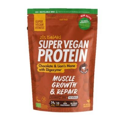 SVF Super Vegan Protein Chocolate y Lion´s Mane Bio 400g Iswari