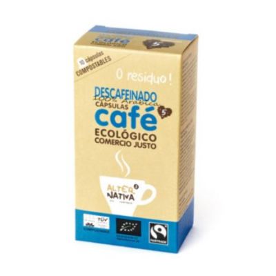 Decaffeinated Coffee 100 Arabica Capsules Bio 10caps Alternative3