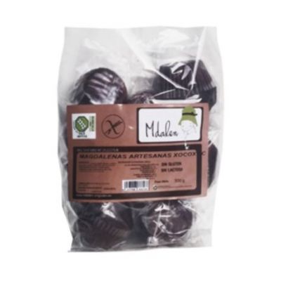 Magdalenas de Chocolate Rellenas de Chocolate SinGluten 300g Mdalen
