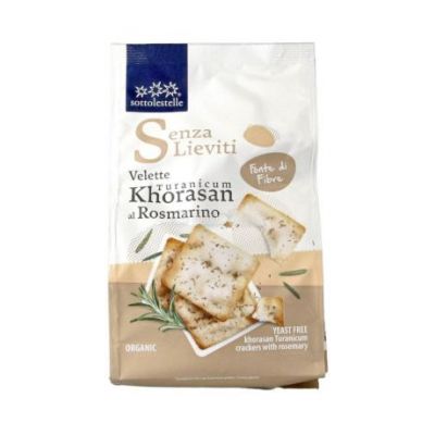 Crackers Khorasan Rosemary Bio 200g Sottolestelle