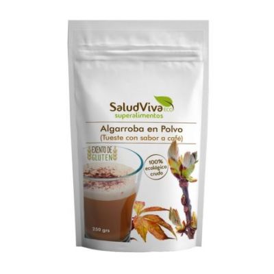 Carob Powder Roasted Coffee Flavor Eco 250g Salud Viva