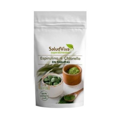 Chlorella Spirulina Tabletas Eco 125g Salud Viva