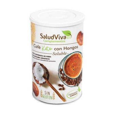 Cafe Soluble Keto Con Hongos Eco 150gr Salud Viva