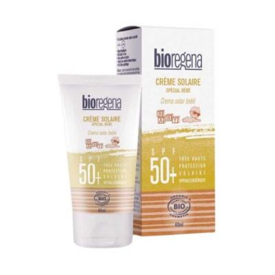 Crème Solaire Spéciale Bébé SPF50 Plus Bio 40ml Bioregena