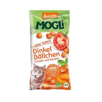 Bolitas de Espelta con Tomate y Zanahoria Bio 40g Mogli