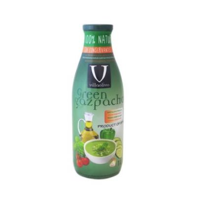 Gazpacho Verde 100 Natural SinGluten 1L Villaolivo