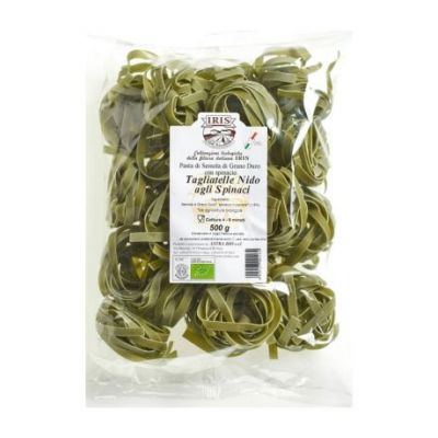 Tagliatelle de Trigo con Espinacas Bio 500g Iris
