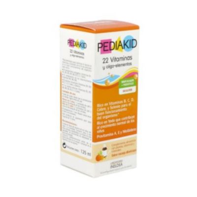 Syrup 22 Vitamins and Oligo-Elements Gluten-Free 125ml Pediakid