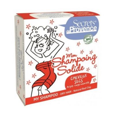 Champu Solido para Cabellos Secos Bio Vegan 85g Secrets de Provence