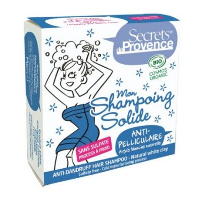 Organic Vegan Anti-Dandruff Solid Shampoo 84g Secrets de Provence