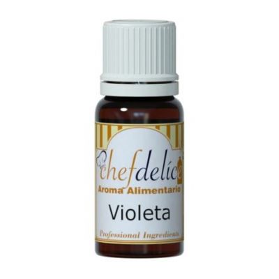 Aroma Violeta Concentrado SinGluten Vegan 10ml Chefdelice