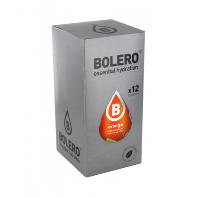 Gluten-Free Orange Flavor Drink Mix 12 Bolero Envelopes