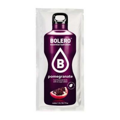 Pomegranate Flavor Drink Mix 12 Bolero Envelopes