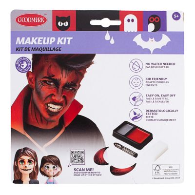 KIT DE MAQUILLAGE DIABLE D'HALLOWEEN
