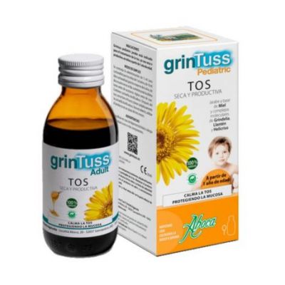Grintuss Pediatric Children's Cough Syrup Gluten-Free Bio 180ml Aboca