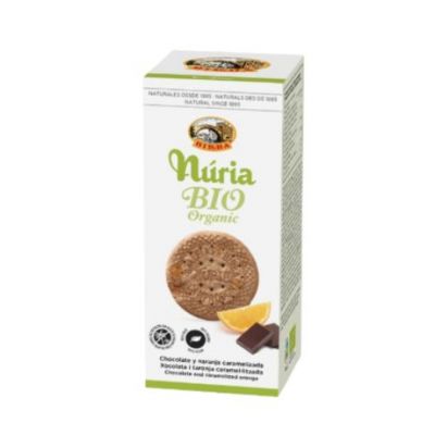 Chocolate and Caramelized Orange Cookies Vegan Bio 140g Nuria