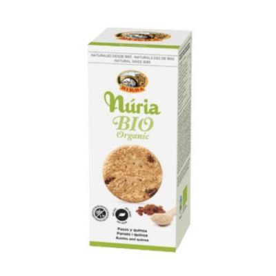 Biscotti vegani biologici con uvetta e quinoa 140g Nuria