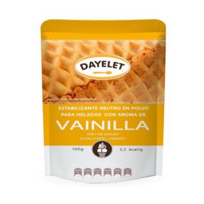Estabilizante Helados Aroma Vainilla SinGluten 100g Dayelet