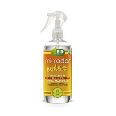 Microdor Eliminateur d'Odeurs Corporelles pour Animaux Bio 500 ml Bactémie