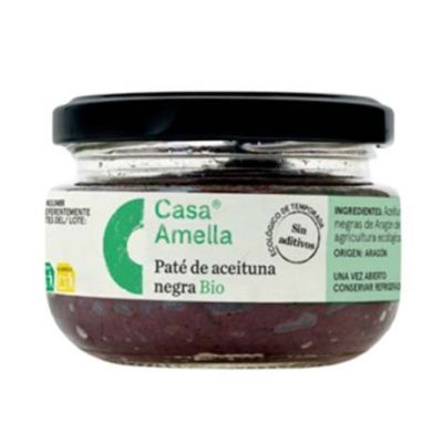 Patè Di Olive Nere Biologico Senza Glutine 100g Casa Amella