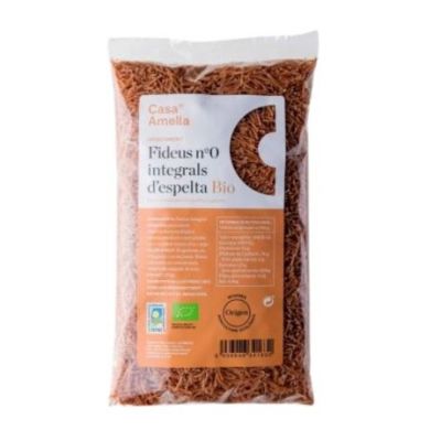 Fideos N0 Integrales de Espelta Bio 250g Casa Amella