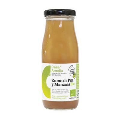 Zumo Pera y Manzana SinGluten Bio 6x250ml Casa Amella