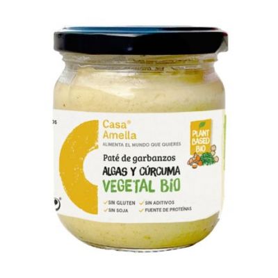 Pate Garbanzos Algas Curcuma SinGluten 180g Casa Amella