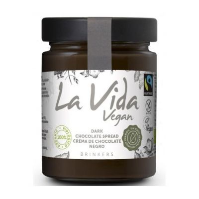 Crema de Chocolate Negro SinGluten Bio Vegan 270g La Vida Vegan