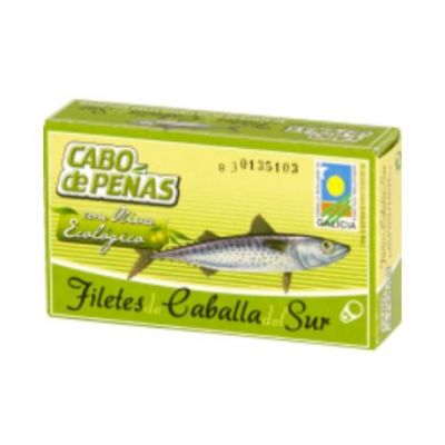 Filets de maquereau du sud à l'huile d'olive écologique 90g Cabo De Peñas