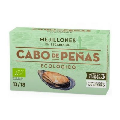 Eco Gluten-Free Pickled Mussels 111g Cabo De Peñas