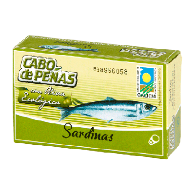 Sardines in Organic Olive Oil 125g Cabo De Peñas