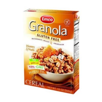Granola Muesli au Miel et Noix Sans Gluten 340g Emco