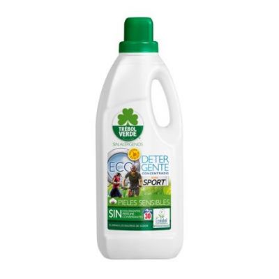 Détergent Concentré Eco Sports Vêtements 1,5L Trebol Verde