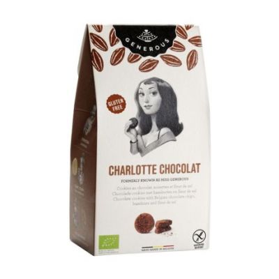 Biscotti Charlotte Al Cioccolato Biologici Senza Glutine 120g Generosi